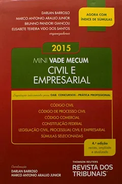 Livro Mini Vade Mecum Civil e Empresarial. Legislação Selecionada Para OAB, Concursos e Prática Profissional - Resumo, Resenha, PDF, etc.