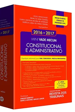 Livro Mini Vade Mecum Constitucional e Administrativo. Legislação Selecionada Para OAB, Concursos e Prática Profissional - Resumo, Resenha, PDF, etc.