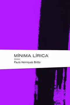 Livro Mínima Lírica - Resumo, Resenha, PDF, etc.