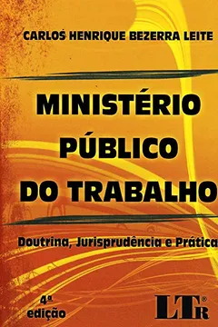 Livro Ministério Público Do Trabalho - Resumo, Resenha, PDF, etc.