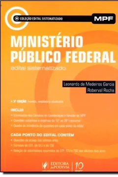Livro Ministério Público Federal - Coleção Edital Sistematizado - Resumo, Resenha, PDF, etc.