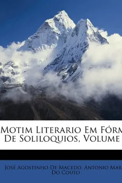 Capa do livro Motim Literario Em Frma de Soliloquios, Volume 1