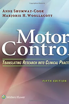 Capa do livro Motor Control: Translating Research Into Clinical Practice