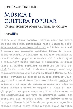 Livro Música e Cultura Popular. Vários Escritos Sobre Um Tema em Comum - Resumo, Resenha, PDF, etc.