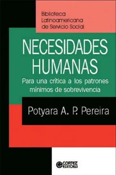 Capa do livro Necesidades Humanas. Para Una Crítica a los Patrones Mínimos de Sobrevivencia