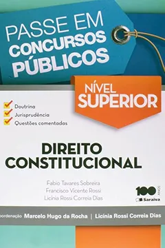 Livro Nível Superior. Direito Constitucional - Resumo, Resenha, PDF, etc.