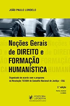 Livro Noções Gerais de Direito e Formação Humanística - Resumo, Resenha, PDF, etc.