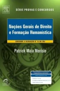 Livro Noções Gerais De Direito E Formação Humanística - Série Provas E Concursos - Resumo, Resenha, PDF, etc.