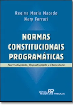 Livro Normas Constitucionais Programáticas - Resumo, Resenha, PDF, etc.