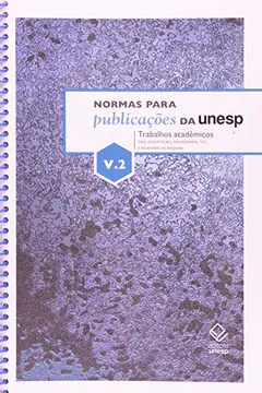 Livro Normas Para Publicações da UNESP - Volume 2 - Resumo, Resenha, PDF, etc.