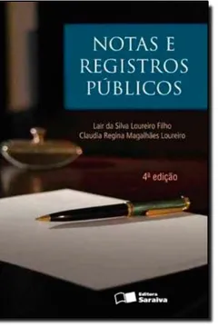 Capa do livro Notas e Registros Públicos