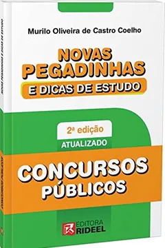 Livro Novas Pegadinhas e Dicas de Estudos. Concurso Público - Resumo, Resenha, PDF, etc.