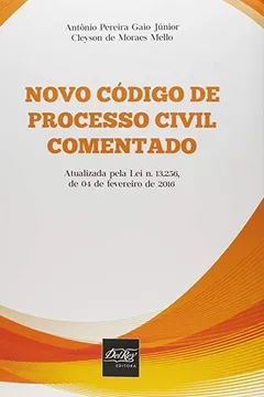Livro Novo Código de Processo Civil Comentado - Resumo, Resenha, PDF, etc.