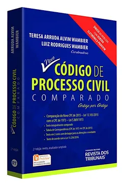 Livro Novo Código de Processo Civil Comparado. Artigo por Artigo - Resumo, Resenha, PDF, etc.
