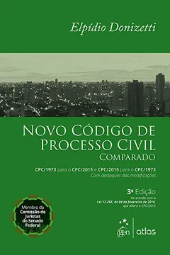 Livro Novo Código de Processo Civil Comparado - Resumo, Resenha, PDF, etc.