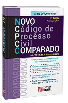 Livro Novo Código de Processo Civil Comparado. Lei Nº 13.105, de 16 de Março de 2015 - Resumo, Resenha, PDF, etc.