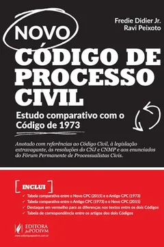 Livro Novo Código de Processo Civil de 2015 - Resumo, Resenha, PDF, etc.