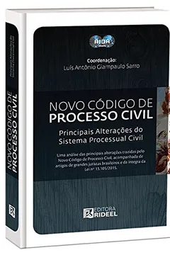 Livro Novo Código de Processo Civil - Resumo, Resenha, PDF, etc.