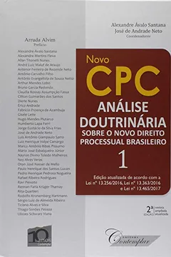 Livro Novo Cpc Análise Doutrinária - 3 Volumes - Resumo, Resenha, PDF, etc.
