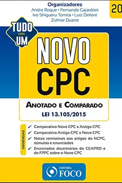 Livro Novo CPC. Anotado e Comparado - Resumo, Resenha, PDF, etc.