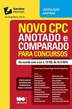 Livro Novo CPC Anotado e Comparado Para Concursos - Resumo, Resenha, PDF, etc.