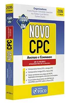 Livro Novo CPC Anotado e Comparado Tudo em Um - Resumo, Resenha, PDF, etc.