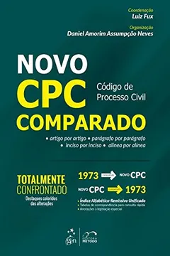 Livro Novo CPC Comparado. Código de Processo Civil. Lei 13.105/ 2015 - Resumo, Resenha, PDF, etc.
