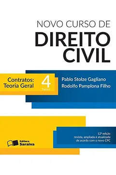 Livro Novo Curso de Direito Civil. Contratos. Teoria Geral- Volume 4. Tomo I - Resumo, Resenha, PDF, etc.