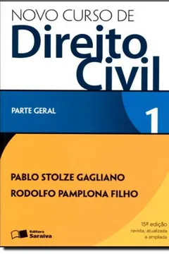 Livro Novo Curso De Direito Civil. Parte Geral - Volume 1 - Resumo, Resenha, PDF, etc.