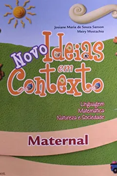 Capa do livro Novo Ideias Em Contexto. Maternal