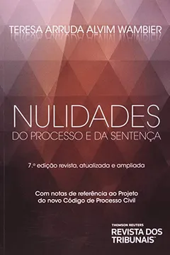 Livro Nulidades Do Processo E Da Sentença - Resumo, Resenha, PDF, etc.