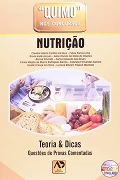 Capa do livro Nutricão. Quimo Nos Concursos (+ CD)