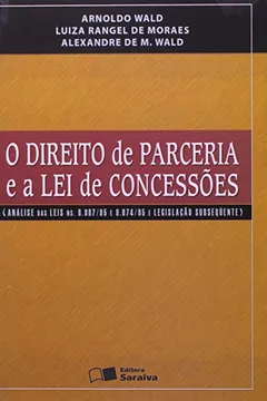 Livro O Direito de Parceria e a Nova Lei de Concessões - Resumo, Resenha, PDF, etc.