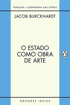 Capa do livro O Estado Como Obra de Arte
