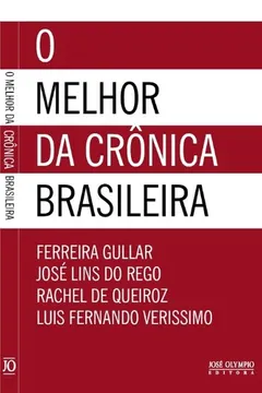 Capa do livro O Melhor da Crônica Brasileira