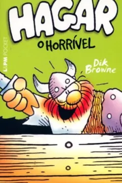 Capa do livro O Melhor De Hagar. O Horrível - Volume 4. Coleção L&PM Pocket