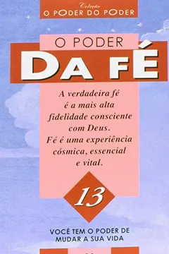 Livro O Poder Da Fe - Resumo, Resenha, PDF, etc.