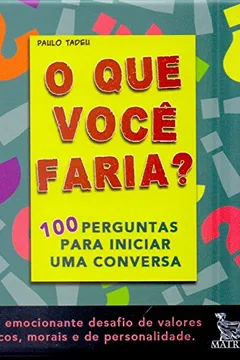 Livro O que Você Faria - Resumo, Resenha, PDF, etc.