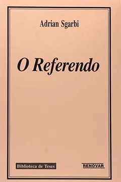 Livro O Referendo - Resumo, Resenha, PDF, etc.
