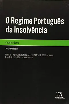 Capa do livro O Regime Português da Insolvência