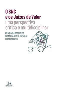 Capa do livro O SNC e os Juízos de Valor. Uma Perspectiva Crítica e Multidisciplinar