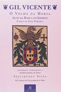 Capa do livro O Velho Da Horta. Auto Da Barca Do Inferno