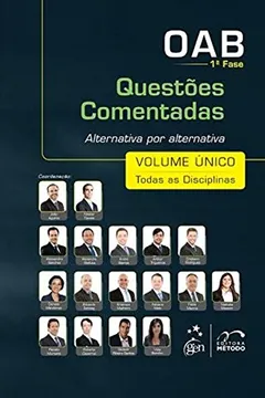 Livro Oab - 1. Fase - Questoes Comentadas Alternativa Por Alternativa - Resumo, Resenha, PDF, etc.