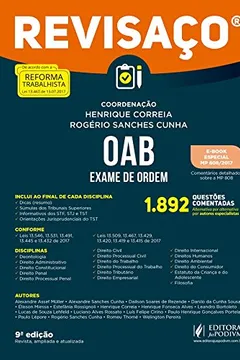 Livro OAB - Exame de Ordem: 1.892 Questões Comentadas, Alternativa por Alternativa por Autores Especialistas - Resumo, Resenha, PDF, etc.