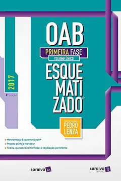 Livro OAB Primeira Fase. Esquematizado - Volume Único - Resumo, Resenha, PDF, etc.