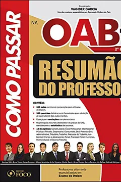 Livro OAB. Resumão do Professor - Resumo, Resenha, PDF, etc.