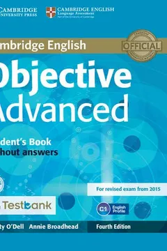 Livro Objective Advanced Student's Book Without Answers with Testbank [With CDROM] - Resumo, Resenha, PDF, etc.