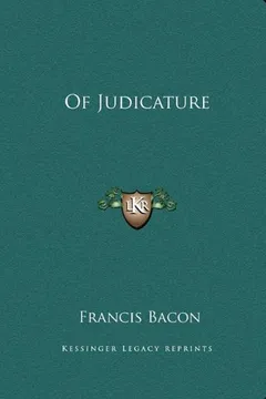 Livro Of Judicature - Resumo, Resenha, PDF, etc.