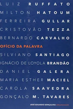 Capa do livro Oficio da Palavra