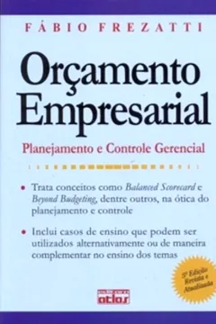 Livro Orçamento Empresarial. Planejamento e Controle Gerencial - Resumo, Resenha, PDF, etc.